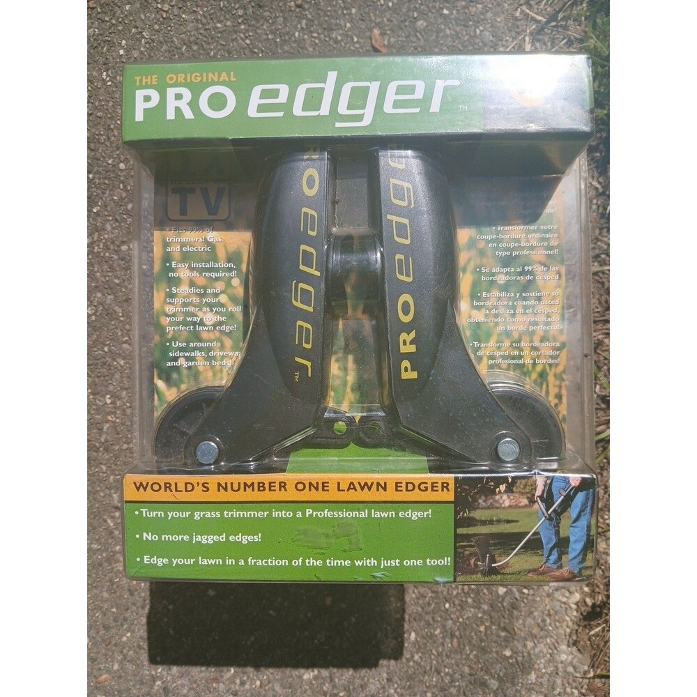 PRO EDGER  Professional Lawn Edging Weed wacker Trimmer Attachment Discontinued